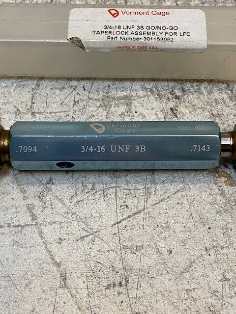 Vermont Gage 3/4-16 UNF 3B GO/NO-GO | 301153052 | 1630041-2