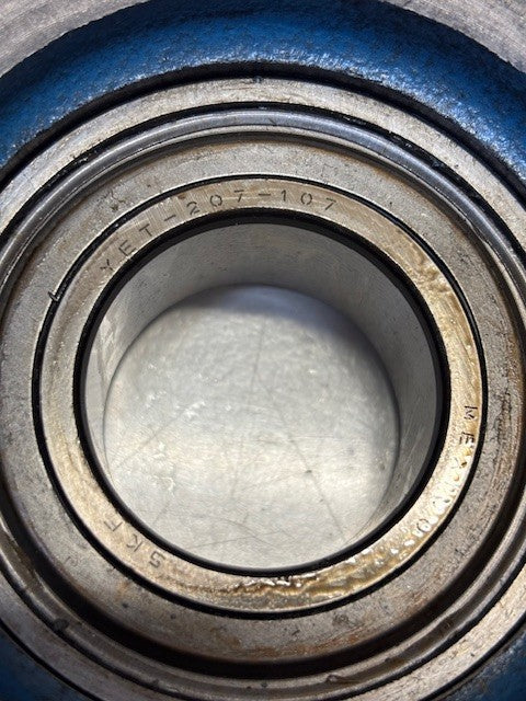 SKF 2 Bolt 130mm Flange 36mm Bore w/Insert Bearing and Collar | YET-207-107