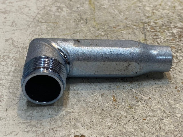 Ahlsell Flexible Sprinkler Hose 90 Degree Angle 33mm Thread 24mm End