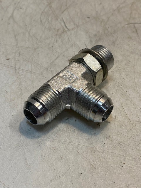 Parker 429335 Hydraulic Tee Adapter Fitting 22mm Thread 12mm ID