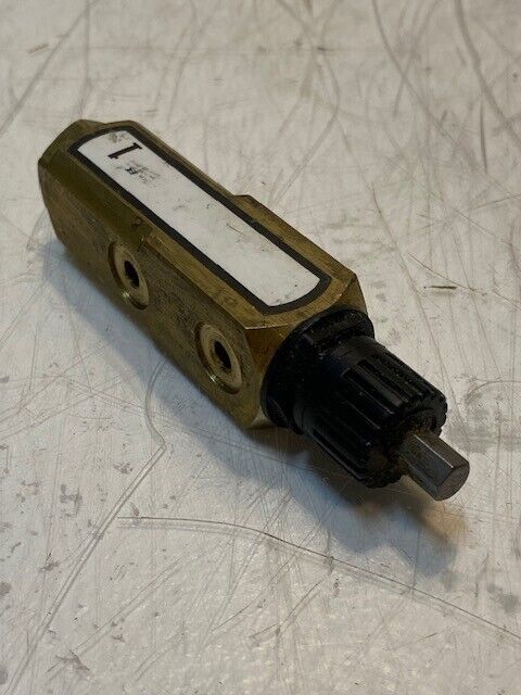 Master Pneumatics Line Lubricator Servo-Meter Valve 1 V 4" L 9mm ID 6mm Shaft