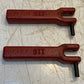 2 Quantity of SII 1401 Red Tractor Fast Hitch Adjuster Arm Handles (2 Quantity)