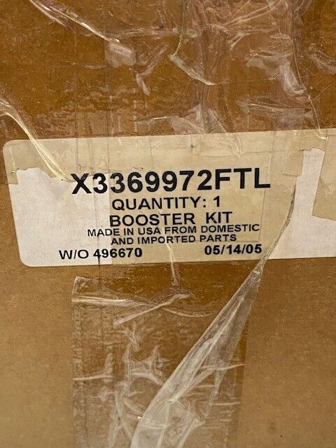 Hydro-Max Brake Booster Kit 2772114 | X3369972FTL | BX2772866 | 1X-5C76C | 5109C