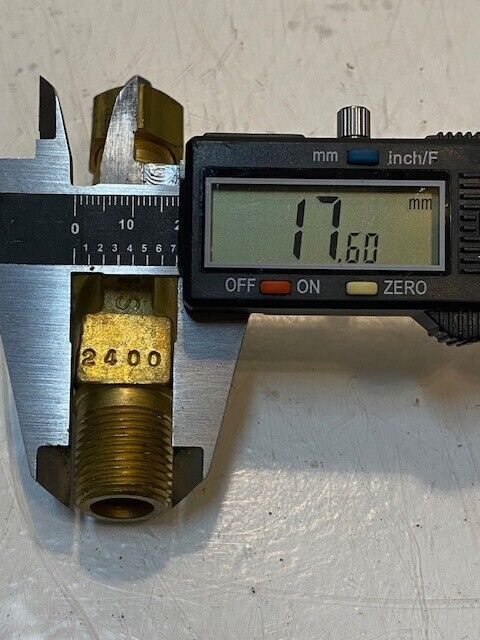 Sherwood 2400 Acetylene Cylinder Compression Gas Valve S10 | 18mm & 23mm Thread