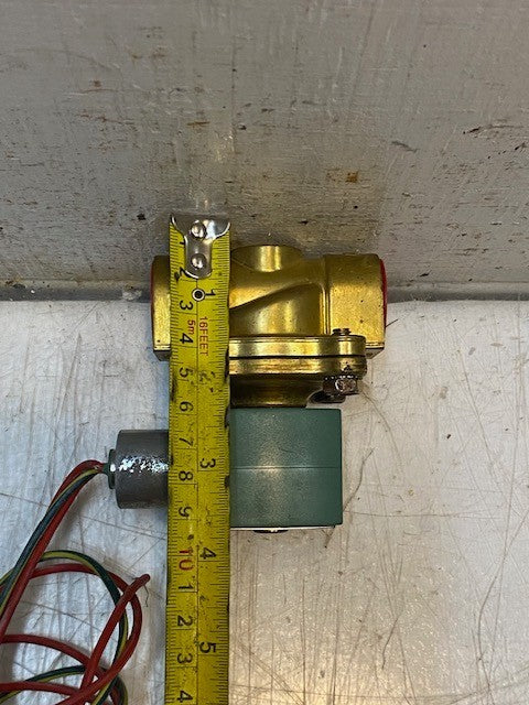 ASCO 8210G009 24/60AC 2-Way Brass 3/4 In Solenoid Valve Normally Closed