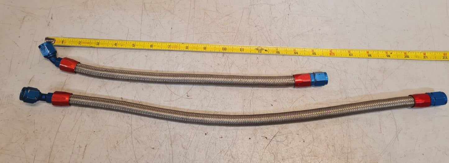 2 Qty of Ducati Racing Corsa Oil Cooler Hoses 17.5" Length | 11.5" Length(2 Qty)