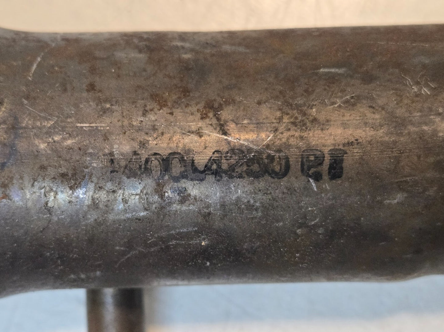 Exhaust Pipe Segment 400L4250 PI | 1-1/2" Outer Diameter | 45 Degree Bend