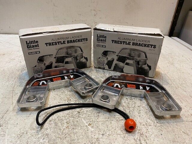 2 Quantity of Little Giant Trestle Bracket Kits 56212 (4 Bracket Pcs Total)