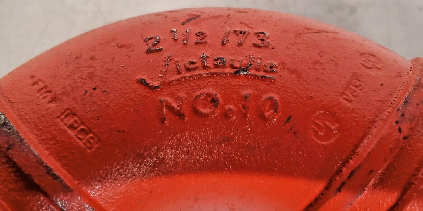 2 Qty. of Victaulic 90º  Elbow Grooved Pipe Fitting Nº 10 | 2-1/2"/73 (2 Qty)