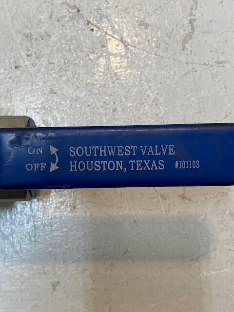 Southwest Valve Stainless Steel Full Port Ball Valve 1-1/2" 316 2000WOG