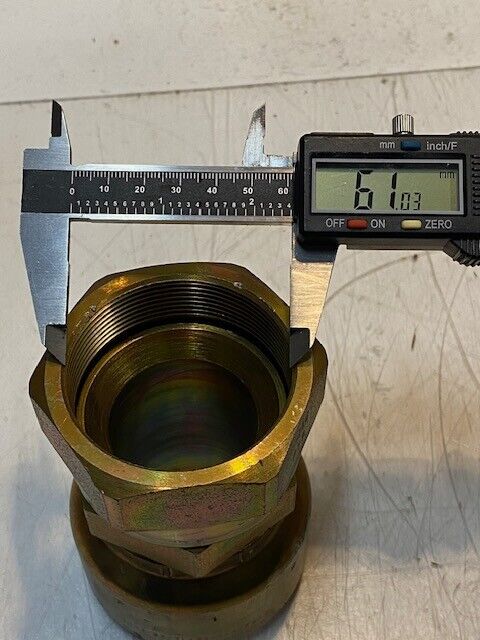 Parker 10643 | 32 | Crimp Style Hydraulic Hose Fitting 4-5/8" H 61mm Thread