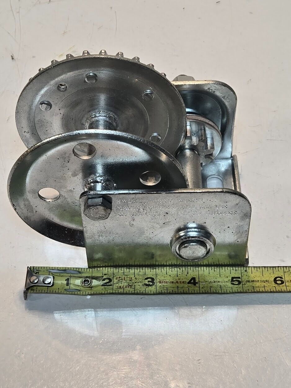 3 Quantity of HWD-600 Work Winch 600lbs Capacity 3-1/2"x3-3/4" Base (3 Quantity)