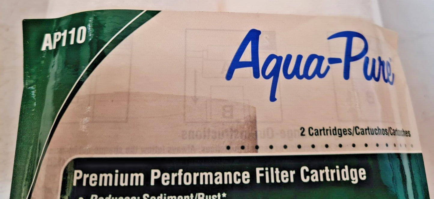 2 Qty. of 2 Aqua-Pure AP110 Whole House Filter Cartridges AP110 | 1P753 (4 Qty)