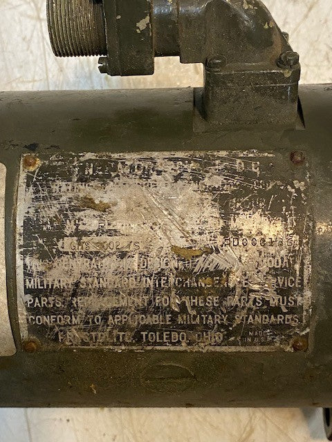 Generator Engine Military Standard 18 Amps, 28V, 2920-00-391-2989