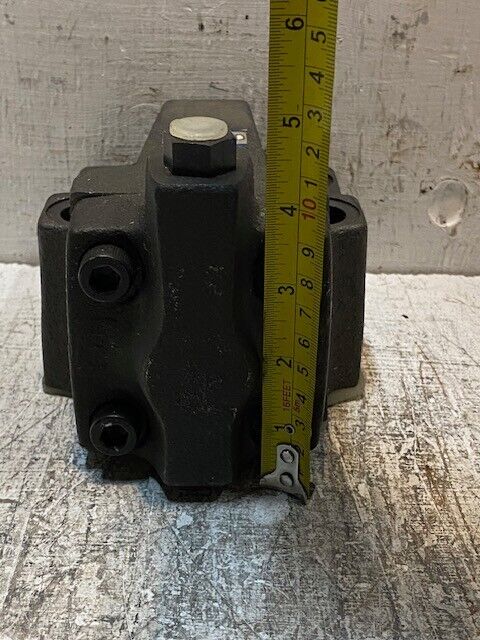 Yuken Relief Valve D141 | 21mm Bore 7-1/2" L 4-3/4" H 4-7/8" W