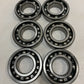6 NTN Bearings 6316C3 Deep Groove Radial Ball 80mm Bore ID 170mm OD 39mm Width