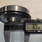 DTP Metal Shielded Ball Bearing 6306ZNR | 72 mm OD x 30 mm Bore x 19 mm Thick