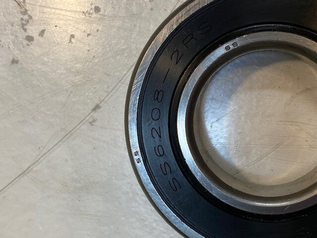 2 Quantity of IKS SS6208-2RS Single Row Ball Bearings 80x40x18mm (2 Quantity)