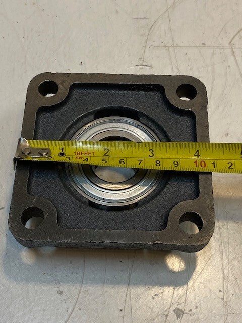 PEER 4-Bolt Flange F206 Insert Bearing FHS206-18 | 28mm Bore 4-1/4" W
