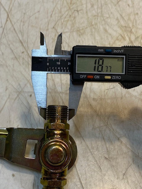 Brass Heater Control Valve 0028-03 | 19mm Thread HVAC Coolant Flow Valve