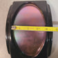 Curved Black License Plate Frame 6-3/4" x 3-3/4"