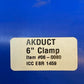 5 Quantity of AKDUCT 6" Clamps 06-0080 ICC ESR 1459 w/ Max Seal (5 Quantity)