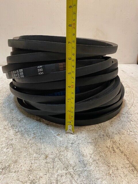 10 Quantity of D&D PowerDrive B90/5L930 330 Rubber V Belts (10 Quantity)