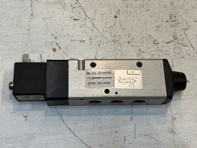 Norgren Pneumatic Directional Solenoid Valve 4L-22-55-HY55