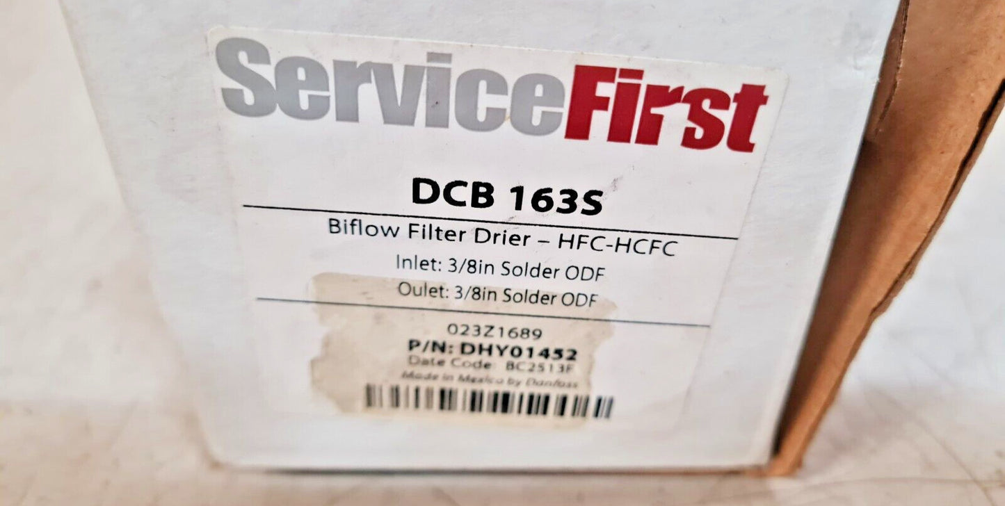 2 Qty. of Service First Biflow Filter Driers DHY01452 | DCB 163S (2 Qty)