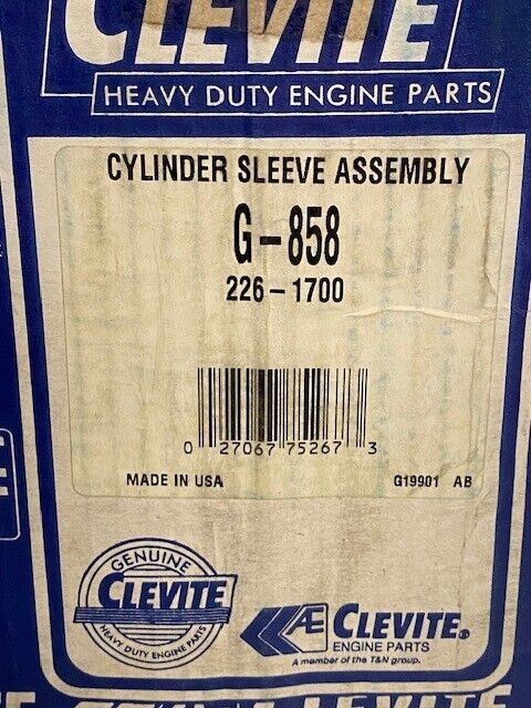 Clevite Cylinder Sleeve Assembly G-858, 226-1700