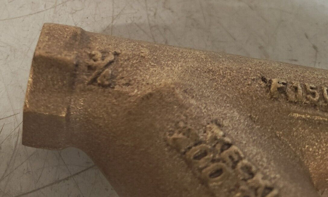 Keckley Bronze Y-strainer 3/4 F-150 | 100 WOG