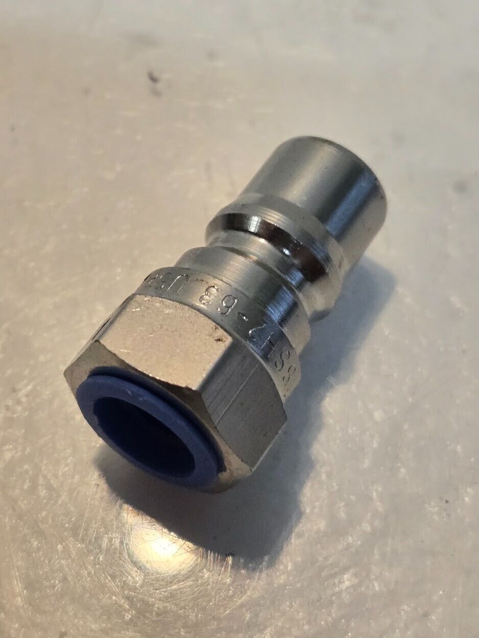 3 Quantity of SSH2-63 1/4" Hydraulic Quick Connect Fittings for Parker (3 Qty)