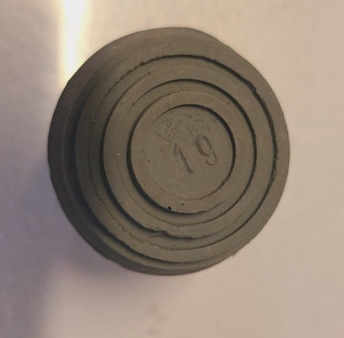 4 Quantity of Lumex Rubber Tips #19 Gray LX9100 (4 Qty)
