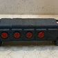 Four-Section Gear Type Hydraulic Flow Divider Combiner 13" Long 7" Wide 5" Tall