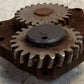 Diesel Engine Oil Pump Cast Metal With Two Drive Gears Heavy Equipment Motor
