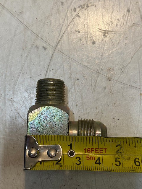 11 Qty of Hydraulic 90-Degree Elbow Flare Tube Fittings 19mm Thread (11 Qty)