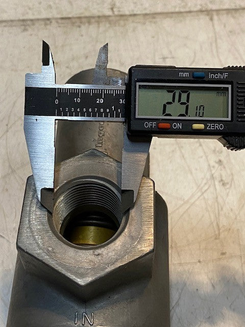 Ingersoll-Rand Air Starter Relay Valve 29mm IN 30mm OUT 6-1/2" L 4-1/2" W 3" Dia