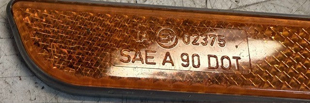 13 Quantity Talmu Amber Lower Fork Leg Reflector SAE-A-90-DOT | 9004 Automotive