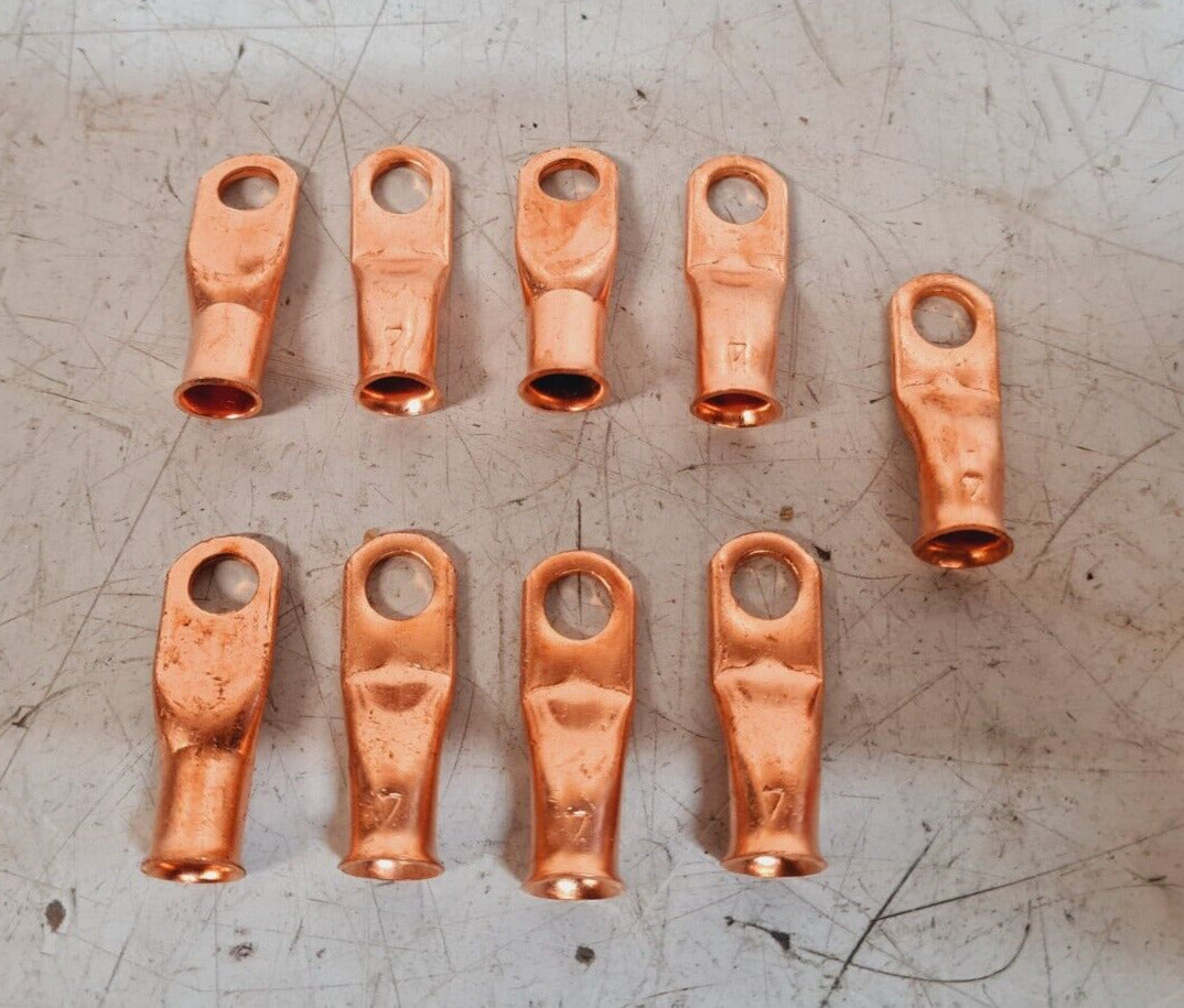 9 Quantity of CarQuest Copper Crimp Lugs 4GA BP332 | 14009 (9 Qty)