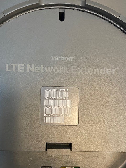 LTE Network Extender ASK-SFE116 Cell Phone Signal Booster w/out Power Cord