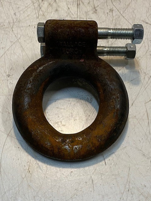 Wallace Forge Pintel Hitch Lunette Ring Tow Ring Max Cap 25,000 lbs