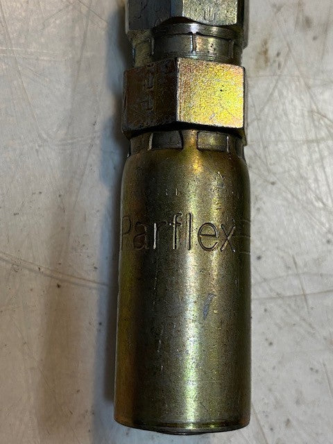 3 Quantity of Parker Parflex 10655-6-6 Hydraulic Crimp Fittings (3 Quantity)