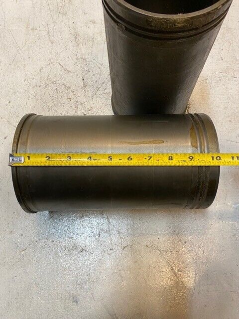 2 Qty of Cylinder Sleeves 10-1/4" Long 5-1/4" ID 5-11/16" OD 6" OD Bottom -2 Qty