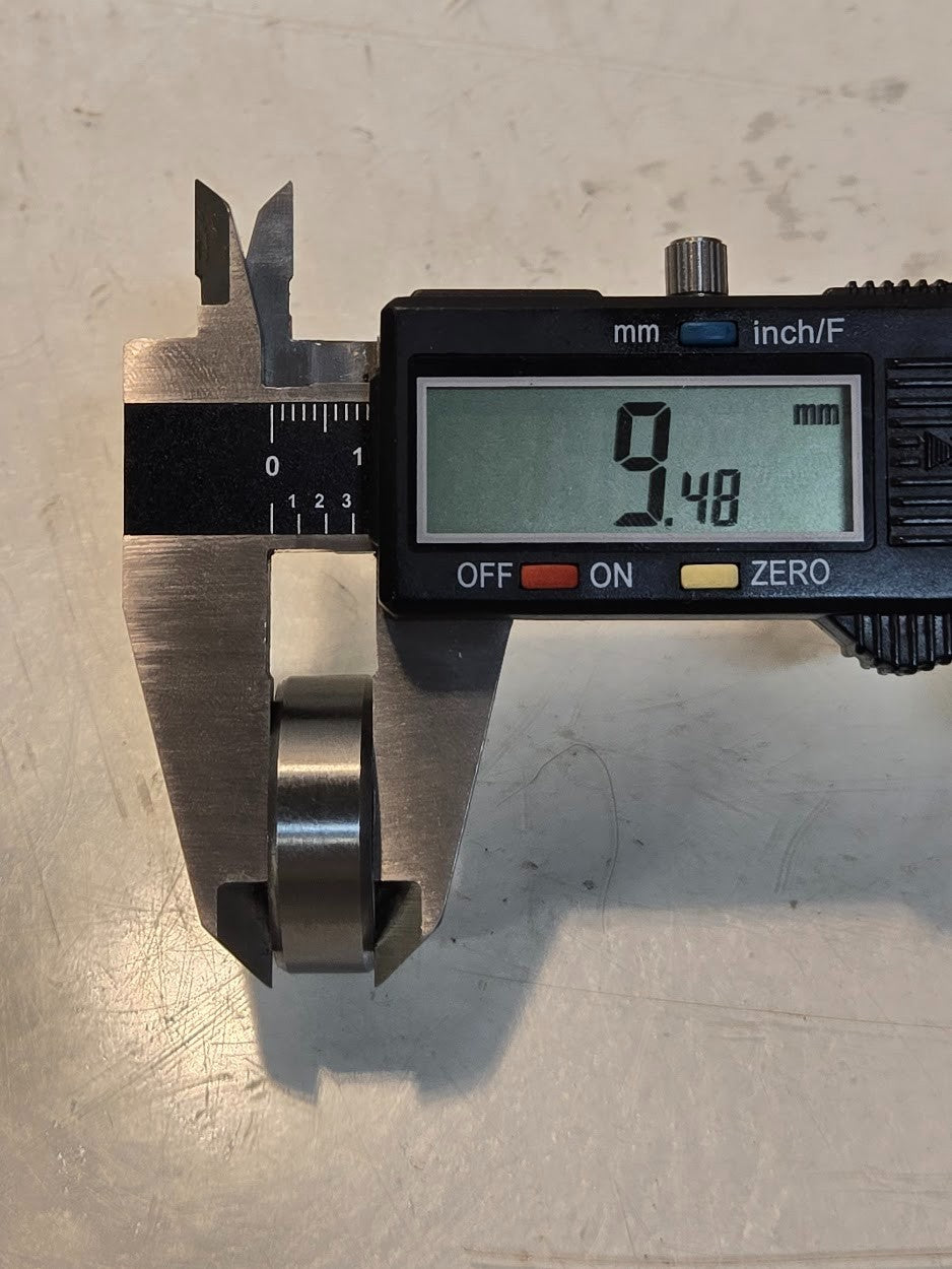 8 Quantity of Metal Shielded Ball Bearings 1614Z | 1-1/8" OD x 3/8" Bore (8 Qty)