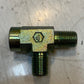 11 Qty of Hydraulic Tee Male x Male x Female 4 | 50mm L 14mm Thread (11 Qty)