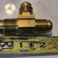 10 Quantity of BrassCraft 44-8-6-6 Flare Reducing Tees 1/2"x1/2"x3/8" (10 Qty)