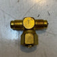 2 Quantity of Robinair 40398 Access Tees 1/4 MFL x 1/4 MFL w/ Core (2 Quantity)