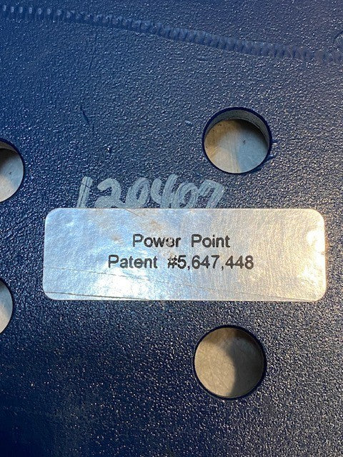 Heavy Duty Power Point Bit 6-Bolt Patent #5,647,448 | 12-1/2" Long 5-1/4" Wide