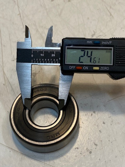 2 Quantity of MRC 305SZZG Single Row Ball Bearings H402 62x25x17mm (2 Quantity)