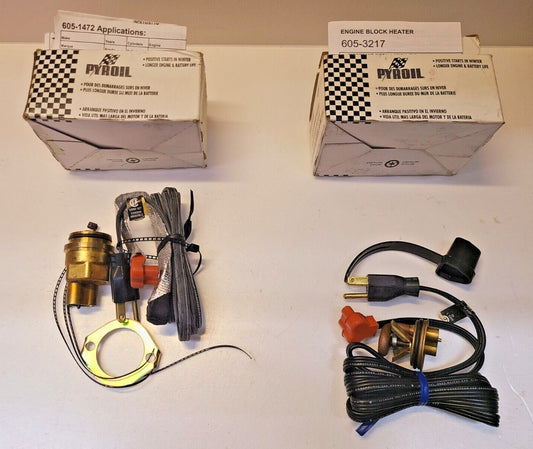 2 Quantity of Pyroil Engine Block Heaters 605-1472 | 605-3217 (2 Qty)
